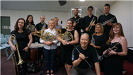 Karl Conduct the Brass Ensemble
