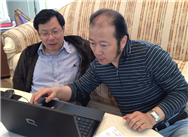 Conductor Karl Yang with Composer An-Lun Huang in 2011