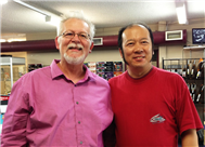 Karl with Conductor Philip Rees