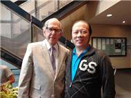 Karl with Dr. Ronald Smart